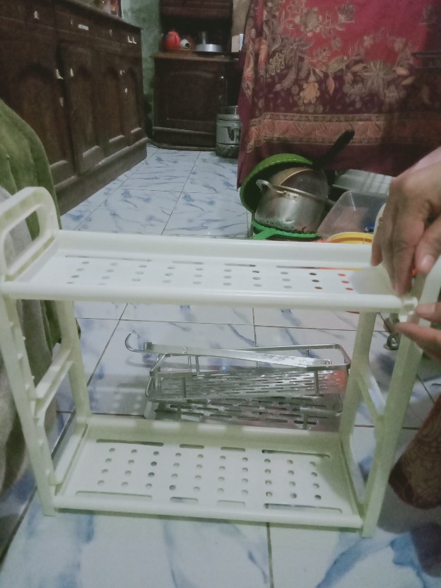 Rak Serbaguna 2 Tingkat Multifungsi