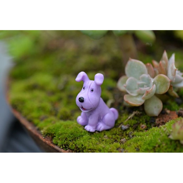 Miniatures - Terrariums - Fairy Garden - Animal_Dogs (4pcs)