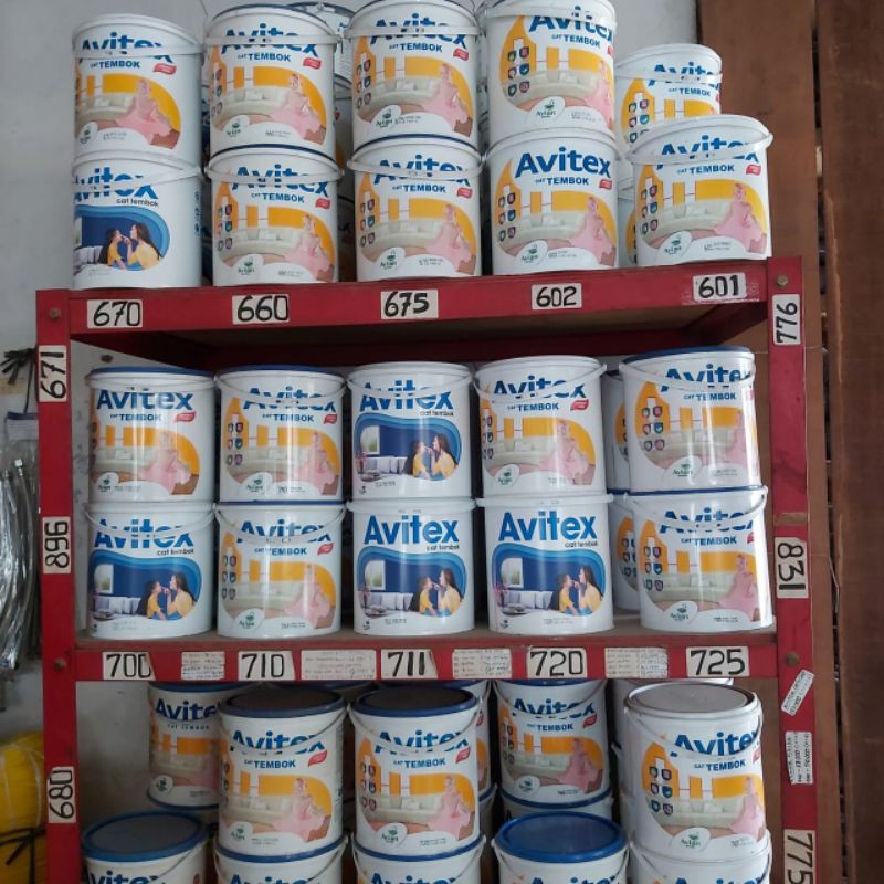 LENGKAP Cat Warna AVITEX 5kg / Cat Tembok Warna AVITEX 5kg / Cat AVITEX Warna 5kg