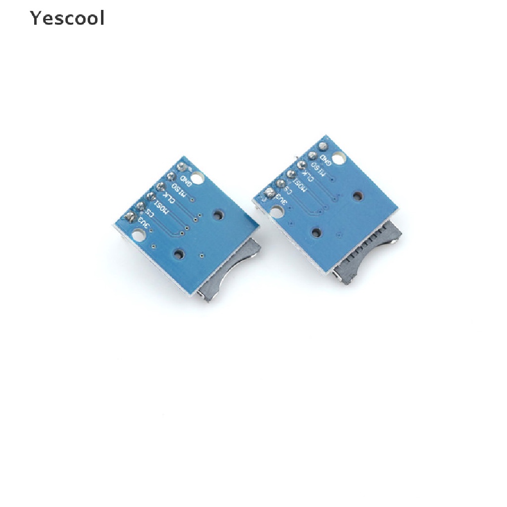 Yescool 2Pcs Modul Memory Card TF Mini SD Untuk Arduino ARM AVR