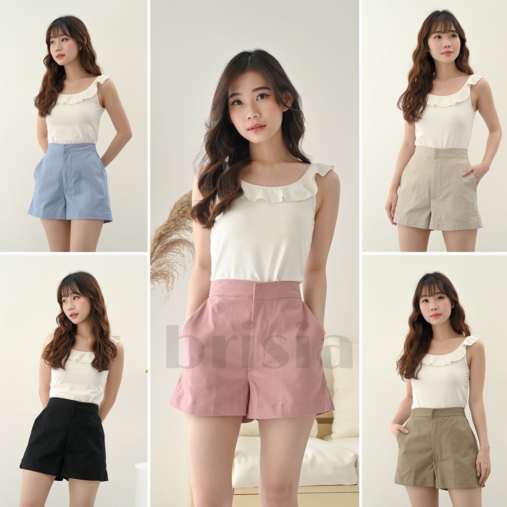 2 SIZE - NAMI Hotpants (Highwaist) Standart - Bigsize / Celana Pendek