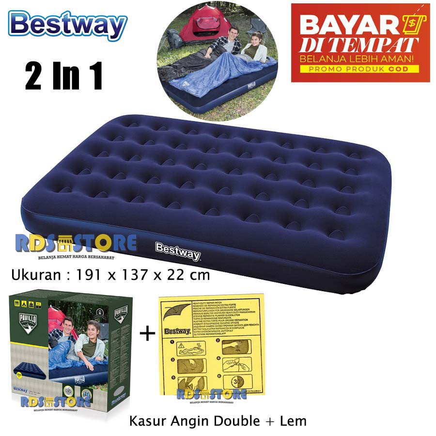 Jual Kasur Angin Double Pompa 12 Kasur Angin Besar Paket