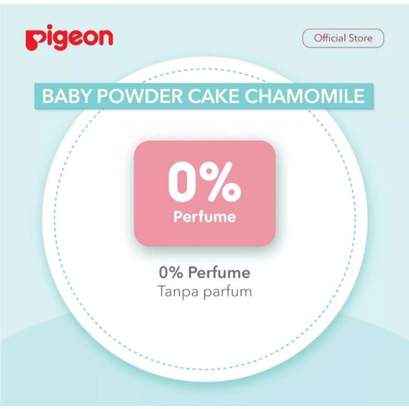 pigeon baby compact powder cake reffil+puff 45 gr 45gr/ pigeon bedak bayi padat reffil 45 gr