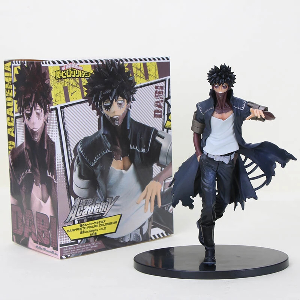 Lanfy Mainan Action Figure Anime Jepang My Hero Academia Dabi Bahan Pvc Ukuran 18cm Untuk Koleksi