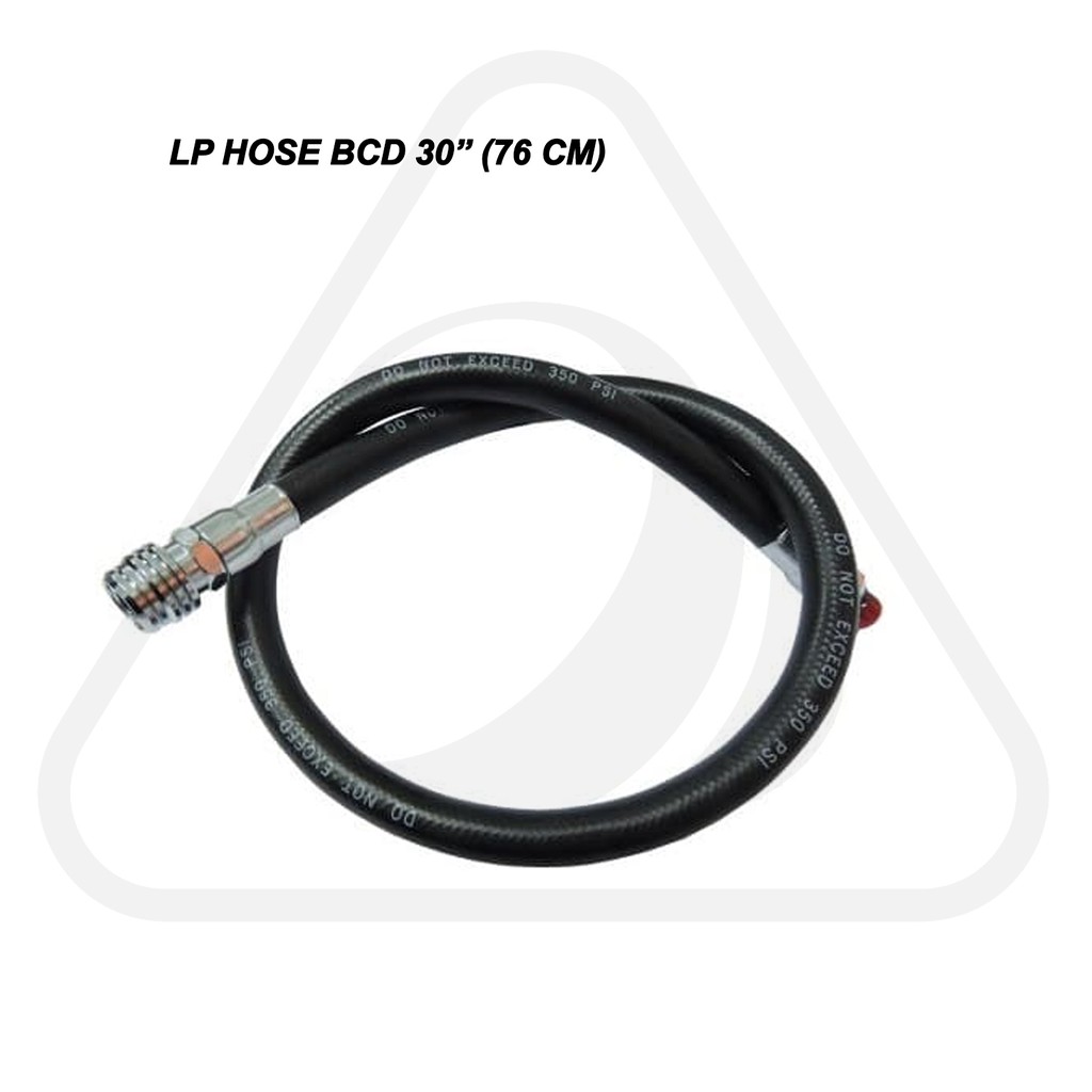 30" Inch 76 cm Alat LPi Low Pressure Hose BCD Rubber Scuba Diving Zeepro Selang Dive
