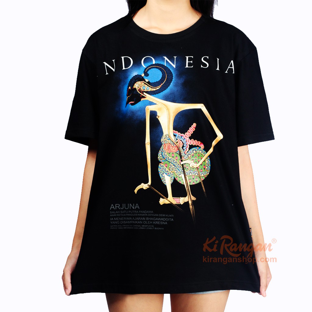 Kaos Wayang Gunungan Shopee Indonesia