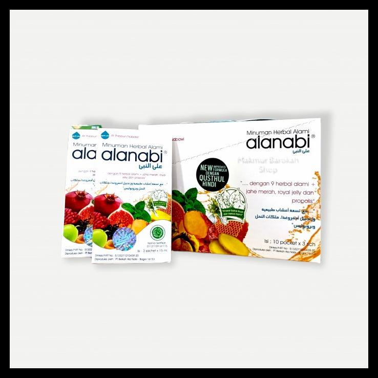 

DISKON TERBATAS !!! ALANABI MINUMAN HERBAL ALAMI ISI 10 X 3 SACHET TERLARIS