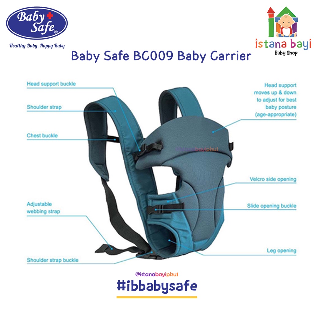 Baby Safe Baby Carrier BC009 - Gendongan Bayi