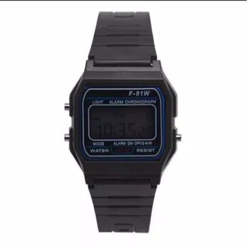 (Cod)Jam Tangan Pria/Wanita Casio F91W Strap Rubber Murah(Dikirim Dari Jakarta)