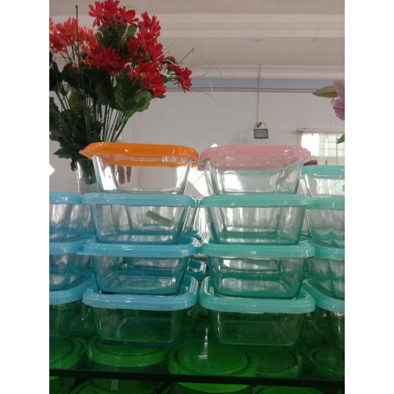 MANGKOK KACA BEKAL TUTUP KOTAK