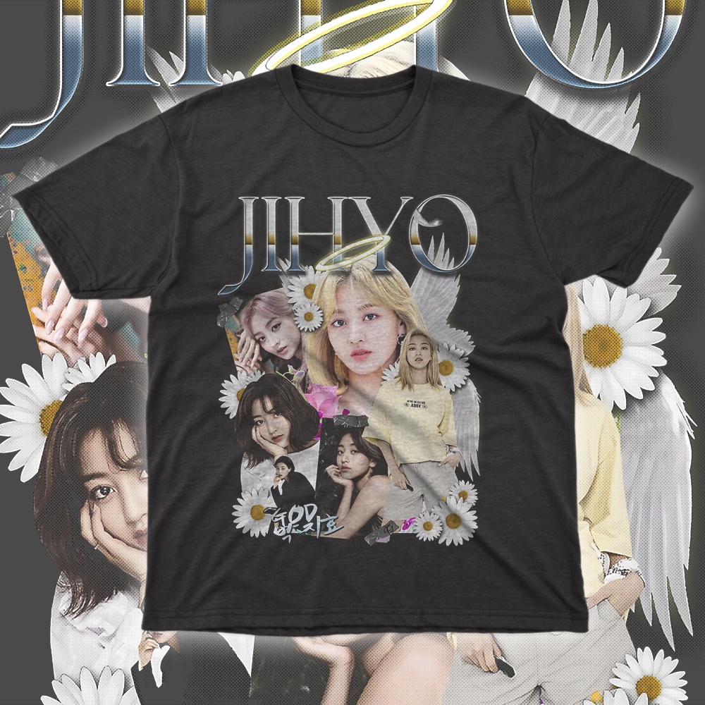 KAOS KPOP JIHYO TWICE I JIHYO TWICE T-SHIRT I KPOP T-SHIRT OVERSIZE - BIGSIZE - UPSIZE