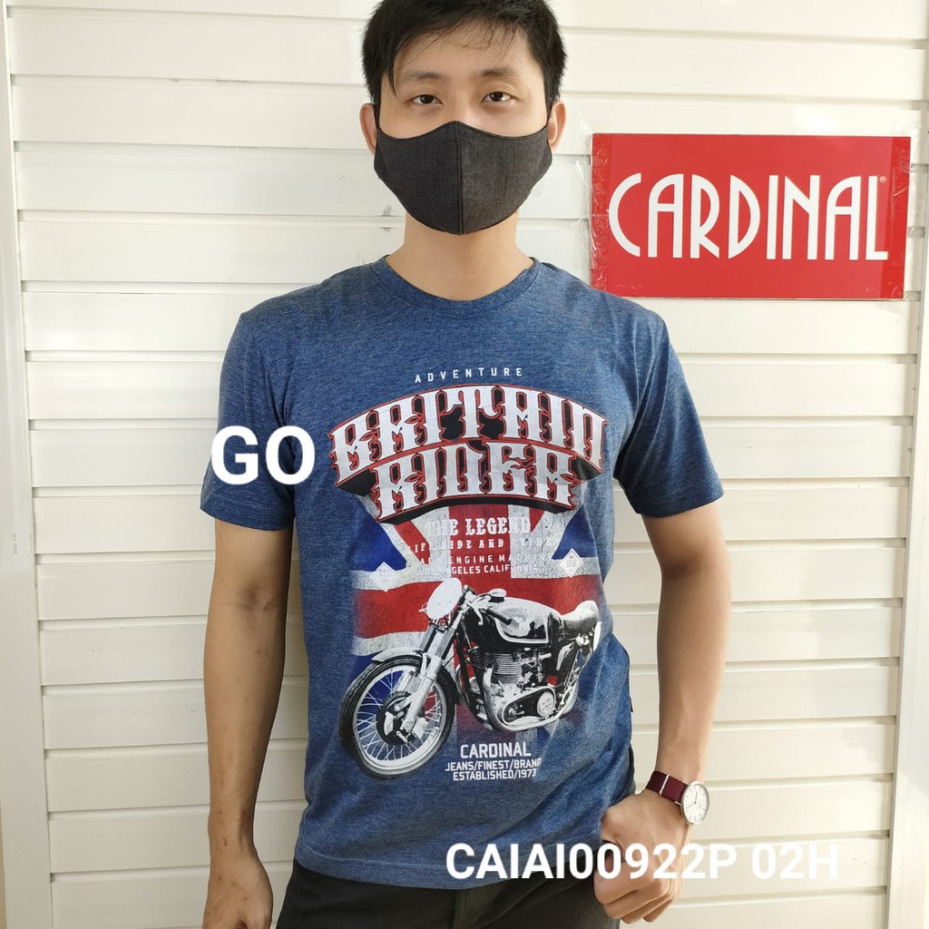 BB CARDINAL JEANS CD KAOS T-Shirt Cowok Baju Reguler Slimfit Cowok Kaos Cardinal New!!!