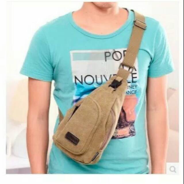 Tas slempang import Militer pria keren