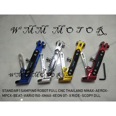 aksesoris PCX STANDAR 1 SAMPING ROBOT FULL CNC THAILAND NMAX AEROX MIO PCX BEAT DLL Murah
