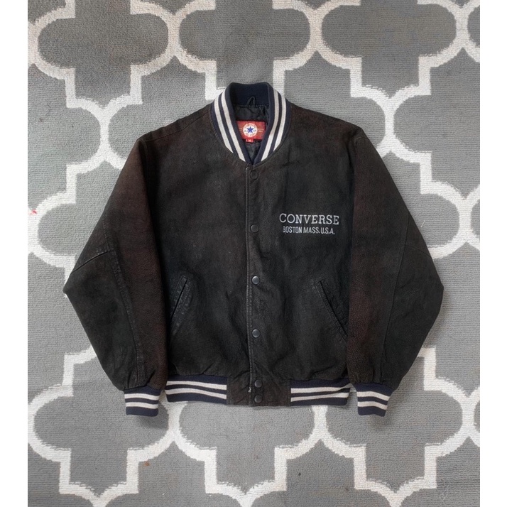 varsity leather rare converse vintage