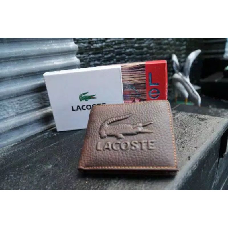 DOMPET KULIT PRIA LACOSTE ORIGINAL