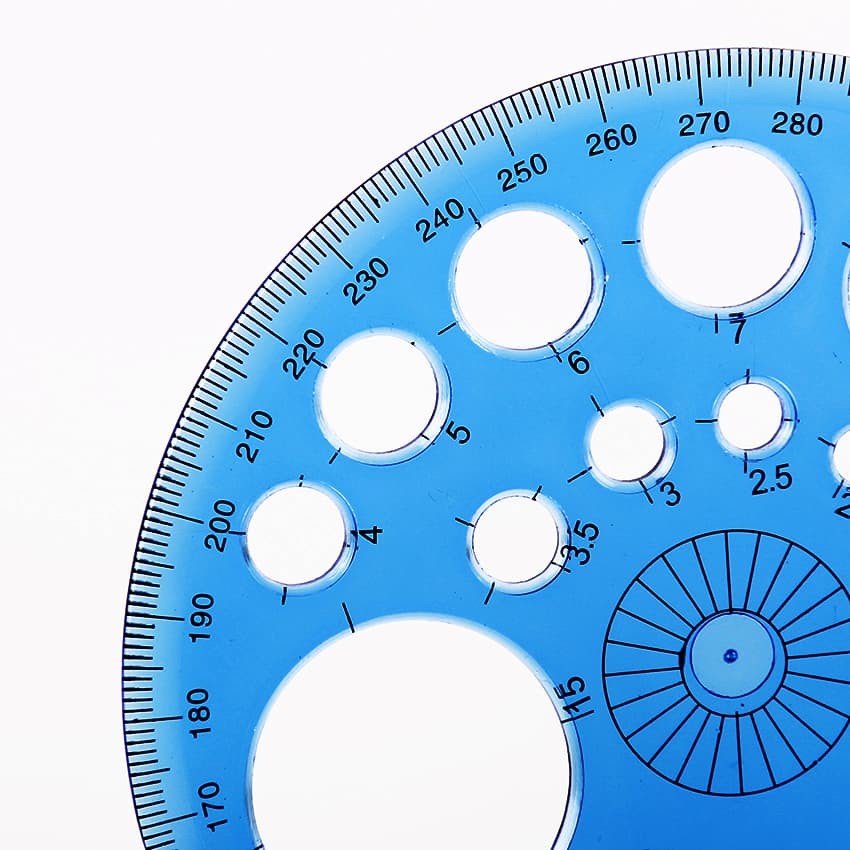 360 Degrees Ruler