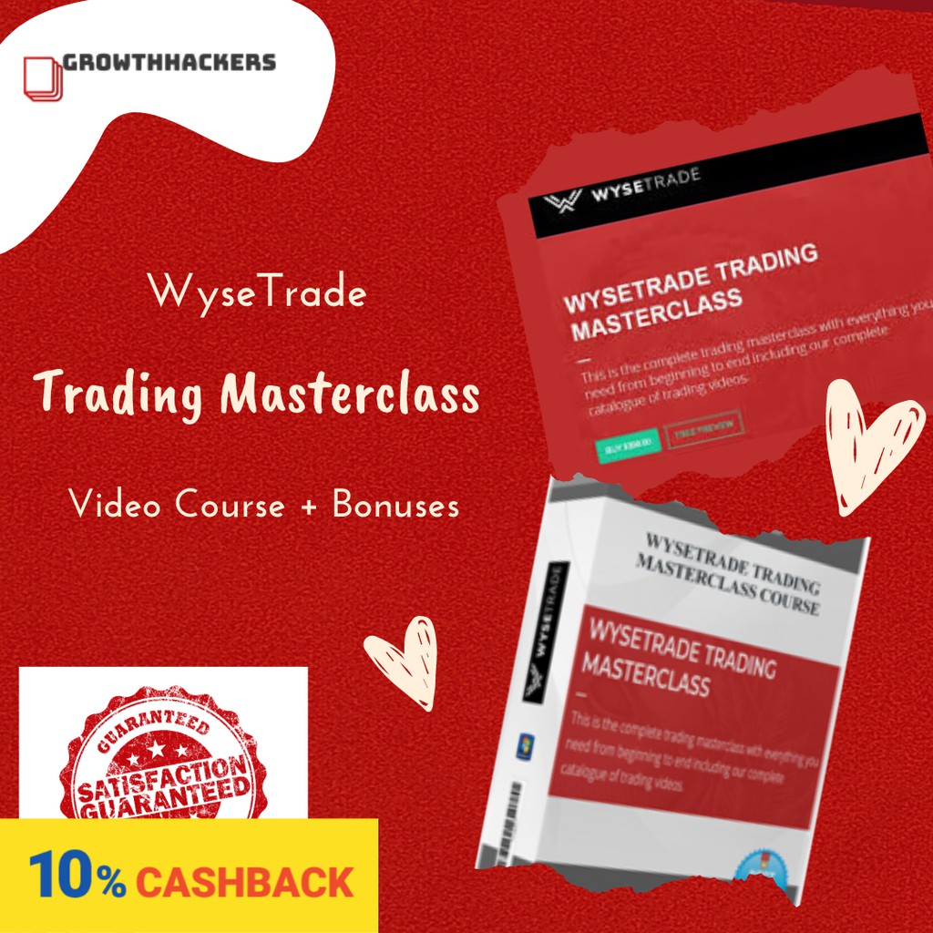 [Cheapest in Shopee] Wysetrade Trading Masterclass Trading Course {FULL COURSE+ VIDEO}