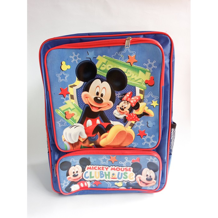 12 Pcs Tas  Ransel Pencil Case Anak Mickey Mouse Shopee 