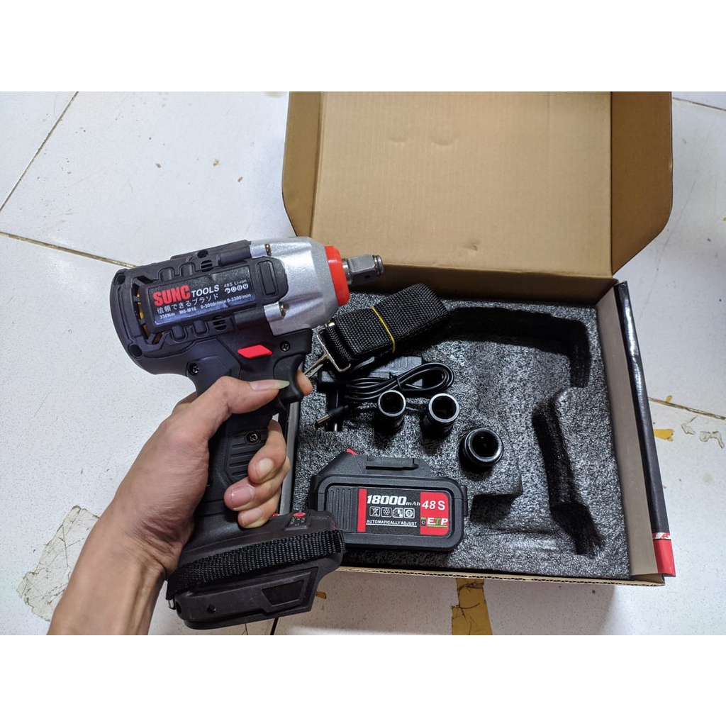 CORDLESS IMPACT WRENCH SUNC TOOLS BRUSHLESS 48V | JLD 48s