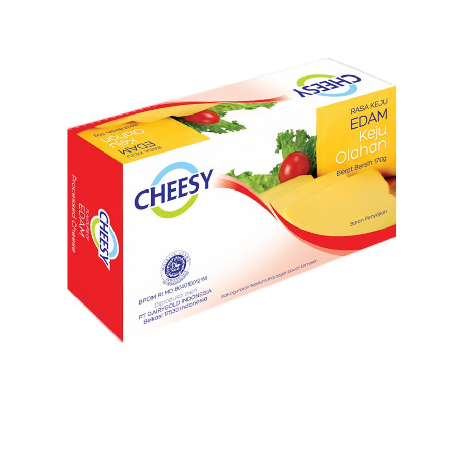 

CHEESY Edam Cheese Block 160g - Keju Edam Kotak