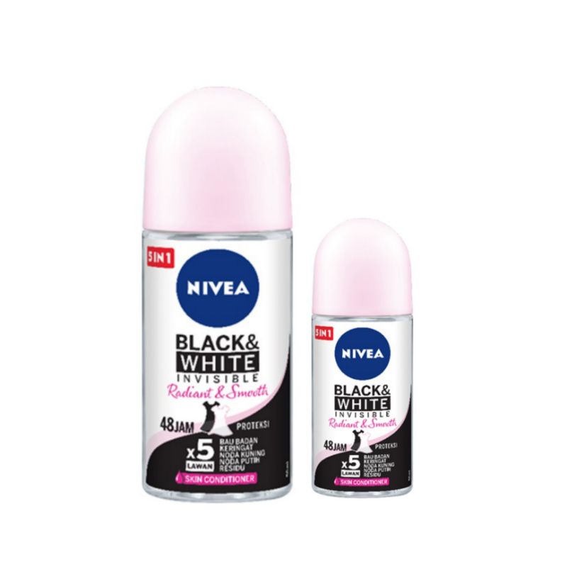 NIVEA Black &amp; White Invisible Radiant And Smooth