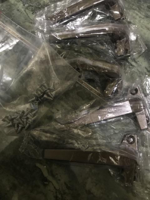 Rambuncis Kanan - Kiri Brown 009 / Handle Jendela Aluminium Weldom