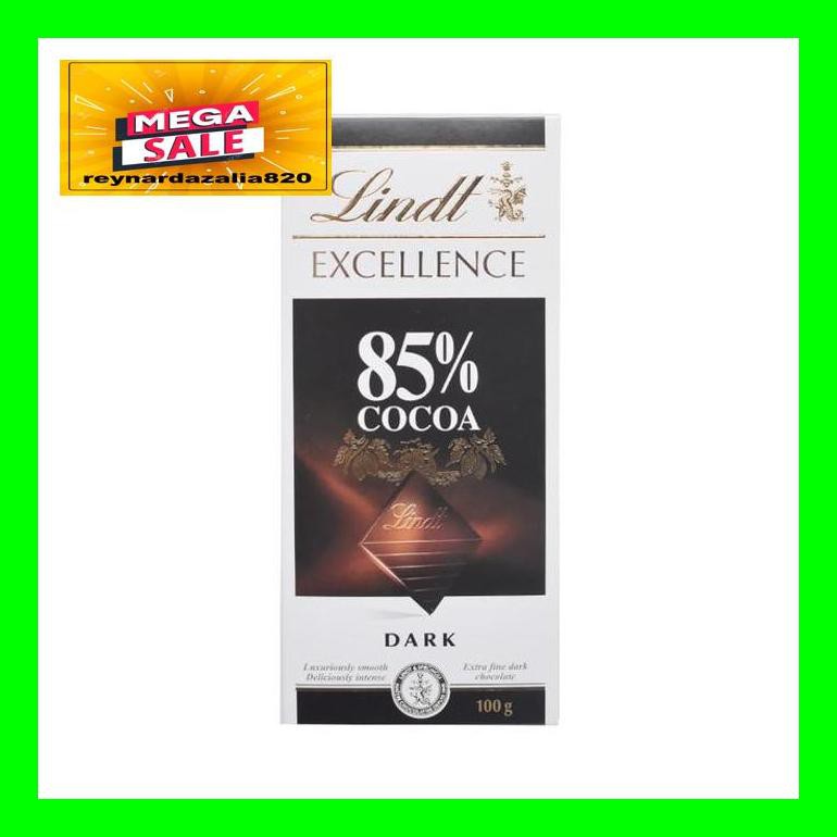 

Chrnar Lindt Dark Chocolate 85% Dark Chocolate / Coklat Healthy Brain Boost Chch50D