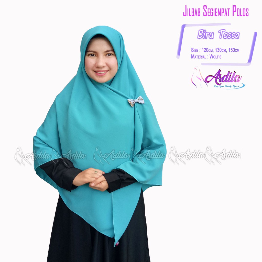 Hijab Warna Hijau Tosca