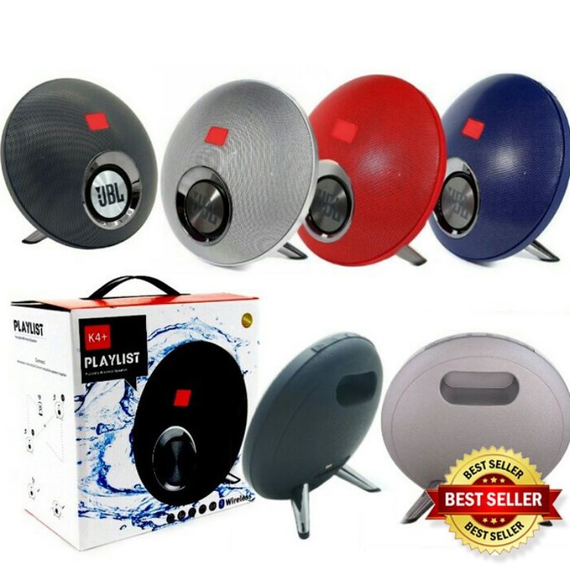 Speaker Bluetooth K4 Plus Super Bass/Speaker Wireless K4+ Playlist/Speaker Wireless Portable Sound