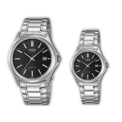 Jual Jam Tangan Couple Casio Original Strap Rantai 1183A-1A Berkualitas