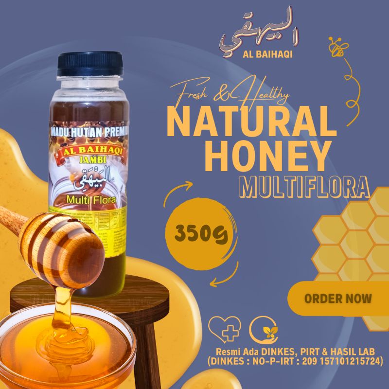 

MADU ASLI - MADU HUTAN MULTIFLORA JAMBI AL - BAIHAQI (350g)