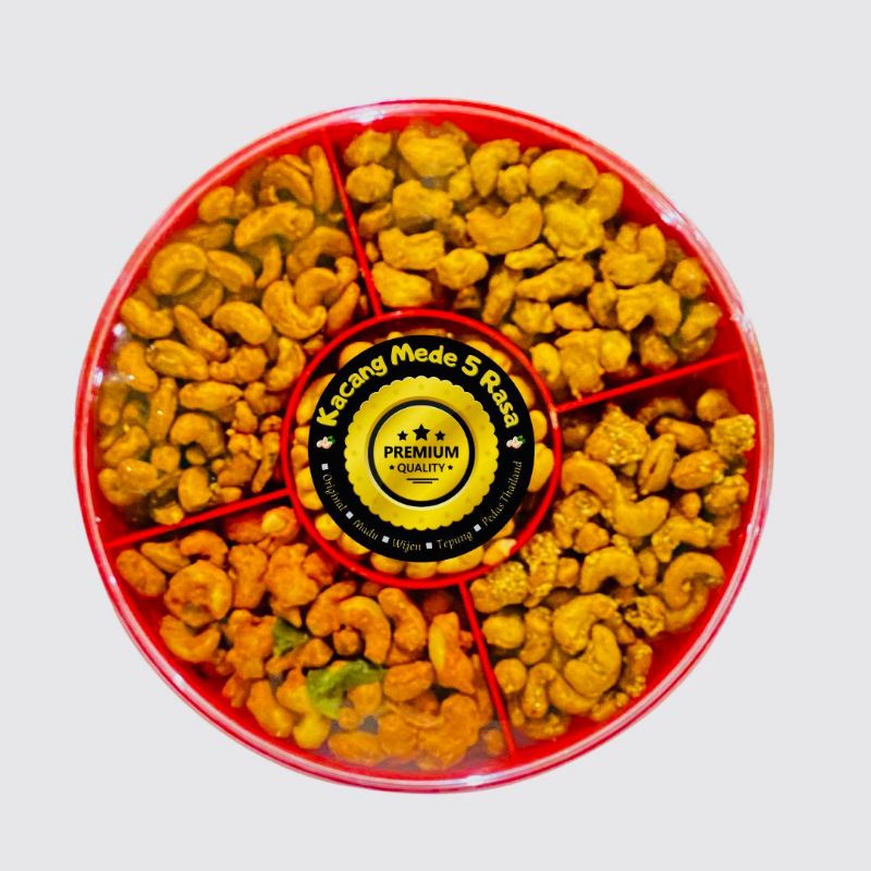 

kacang mede Tray sekat 6 TERLARIS 900gr