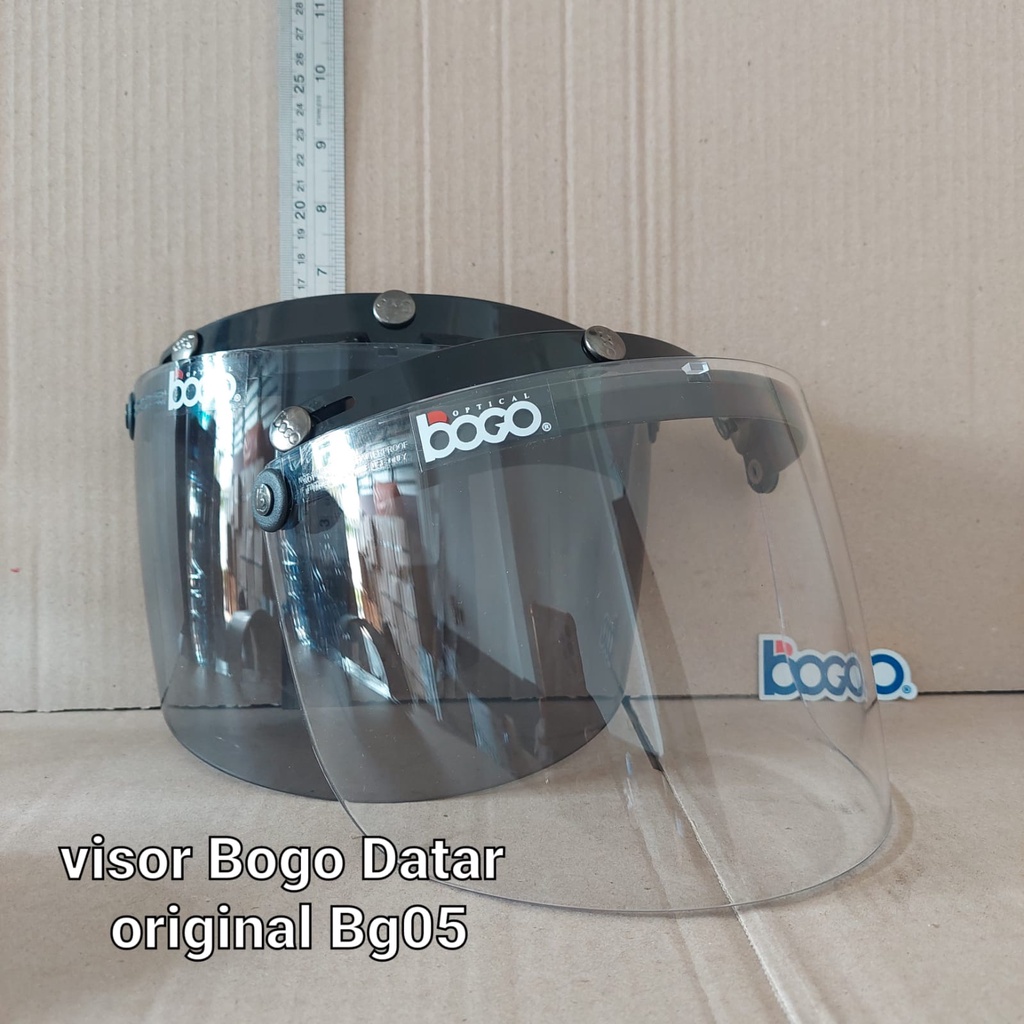 RK Kaca Helm Bogo original Bogo cembung original Bogo Datar Flat Original