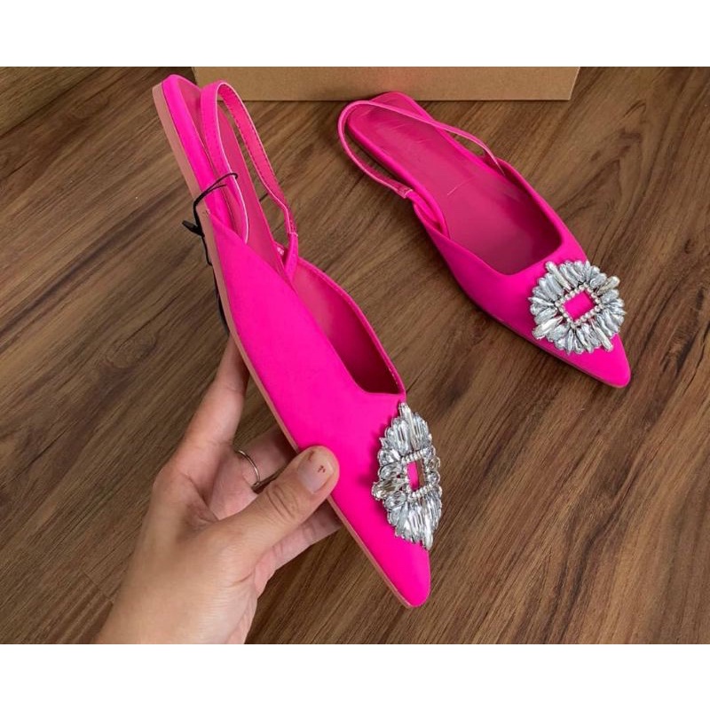 Sepatu Shimmery Flat ZR-184