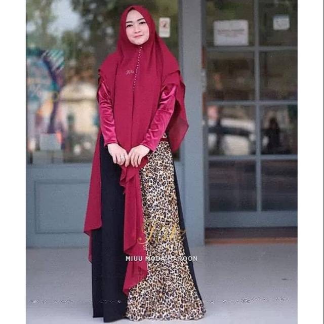 GAMIS SYARI MIUU MODA LEORRA by RITZ SYARI