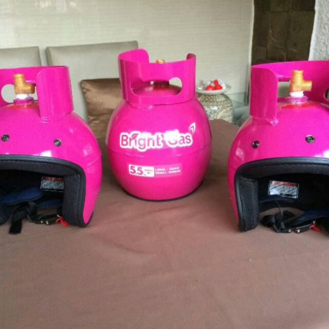HELM MOTIF BRIGHT GAS PINK