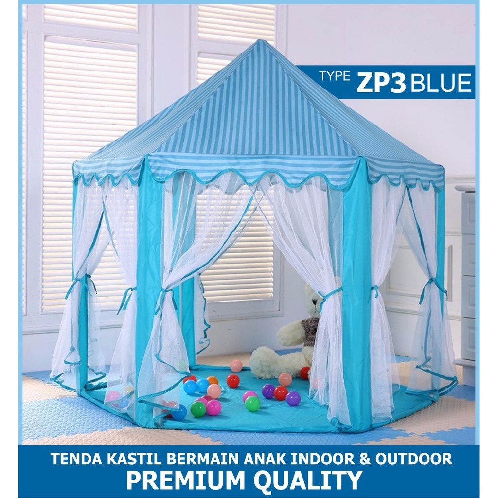 PROMO TERMURAH Tenda Anak castle Princess Model ZP-3 Tenda Mainan Indoor Outdoor BISA COD