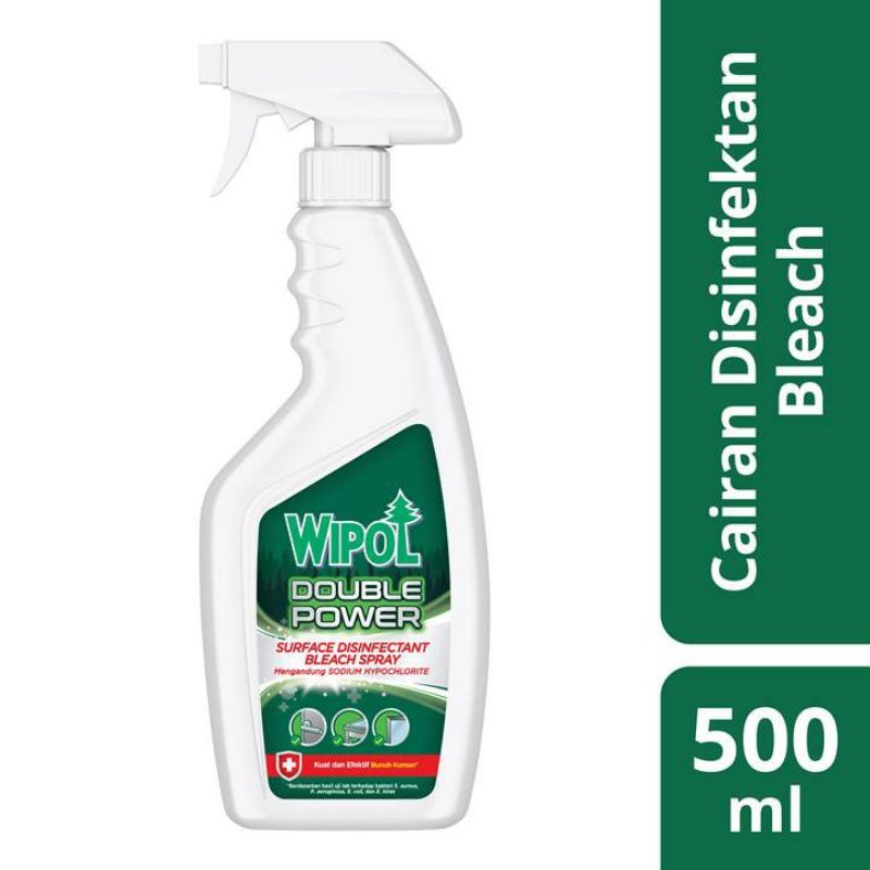 wipol double Power surface disinfectant bleach SPRAY 500ml