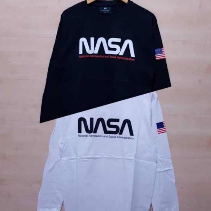 KAOS LENGAN PANJANG DISTRO PRIA WANITA NASA COMBED