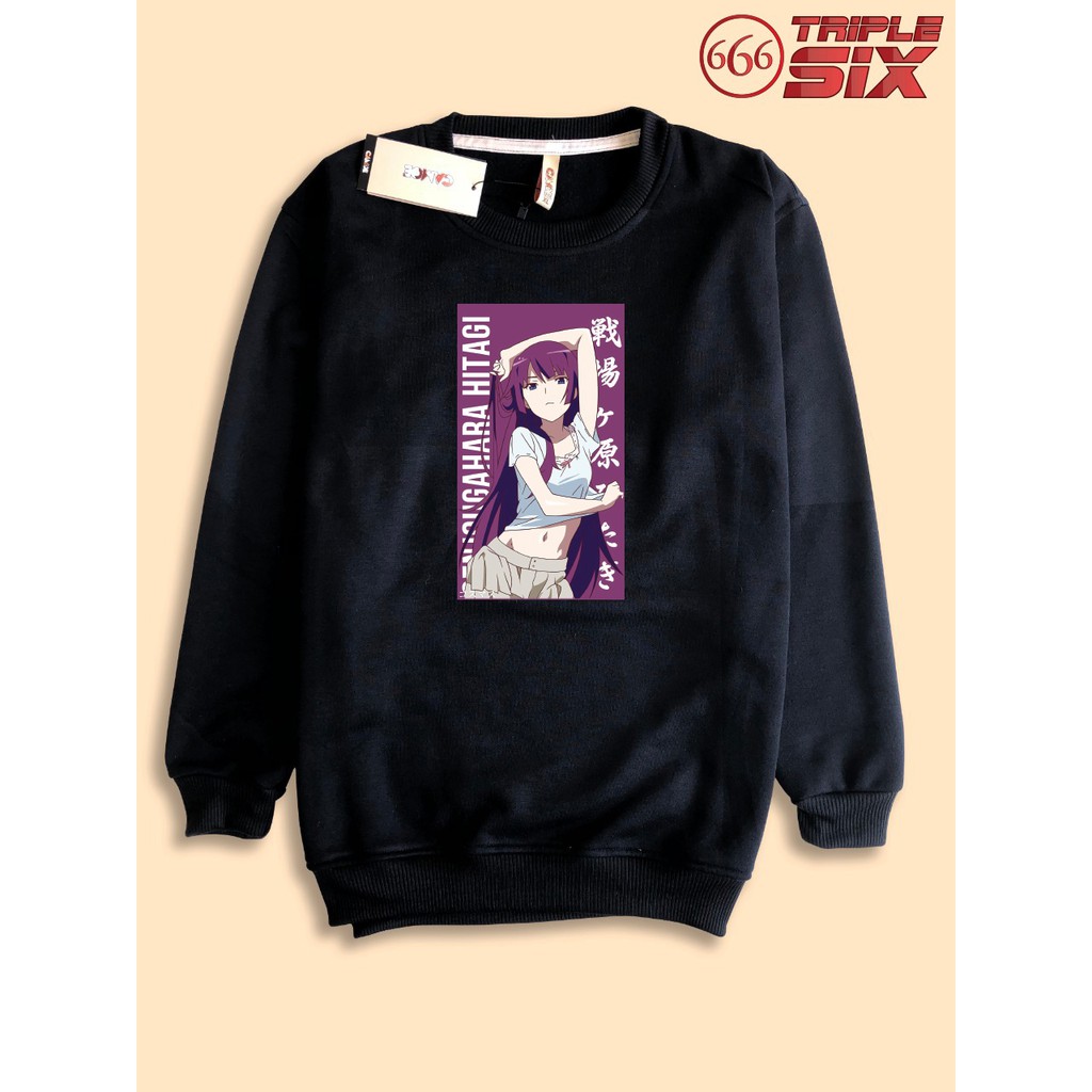Sweater Sweatshirt Senjougahara hitagi bakemonogatari Anime