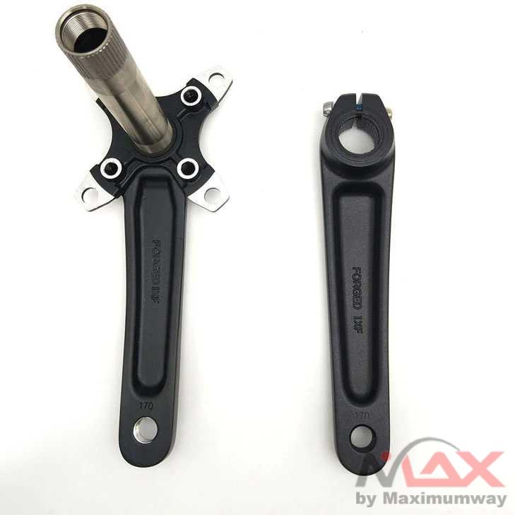 Komponen &amp; Parts Sepeda Lainnya JIANKUN Crank Set Sepeda Ultralight Arm IXF - JI170 Warna Hitam