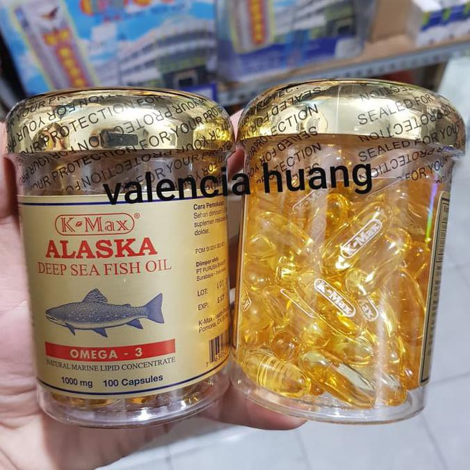 COD AKTIF]] K-MAX ALASKA DEEP SEA (TUTUP EMAS) MINYAK IKAN OMEGA 3 6 9 SUPLEMEN TERPERCAYA Kode 498
