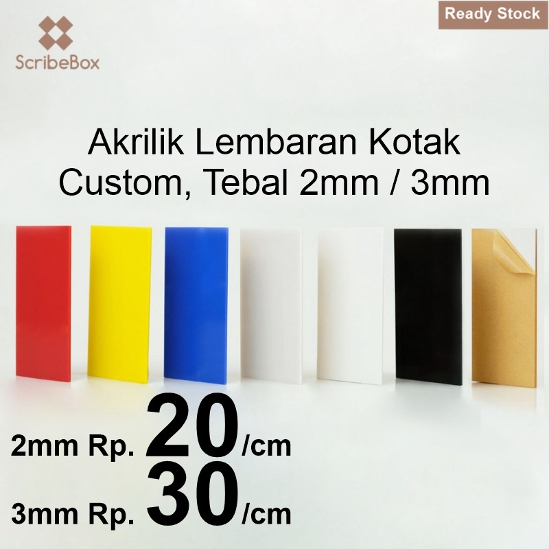 Akrilik Lembaran / Akrilik Custom / Akrilik / Akrilik Lembaran 2mm 3mm