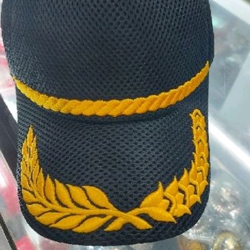 Topi padi kapas hitam