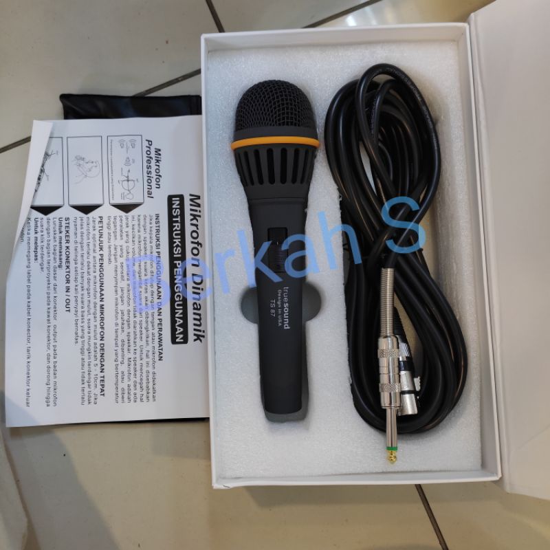 Mic Kabel True Sound TS-87 Microphone kabel bagus