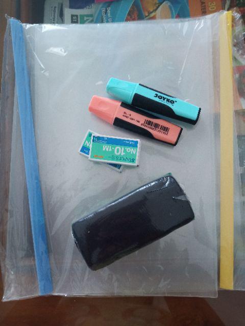 Rail Holder King Jim 502ga-10 /cover Clip Plastik Jilid / Pipe Jilid / Alat Jilid Ukuran A4