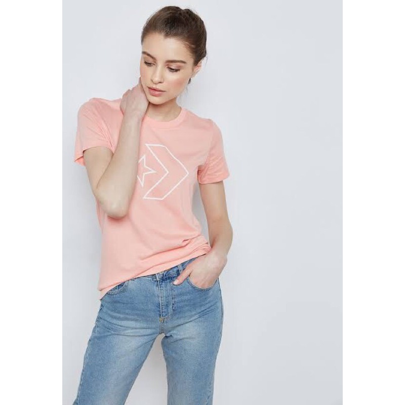 Converse women T shirt / kaos converse cewek / kaos converse wanita / kaos converse original pink