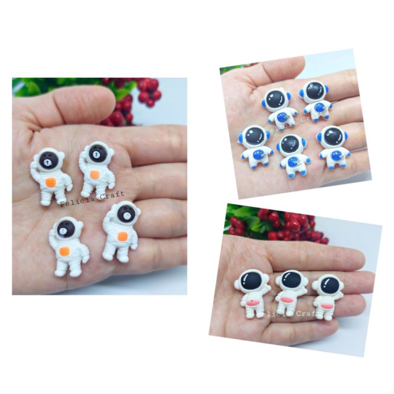 Resin clay Cartoon Astronout Blue [1 pcs]