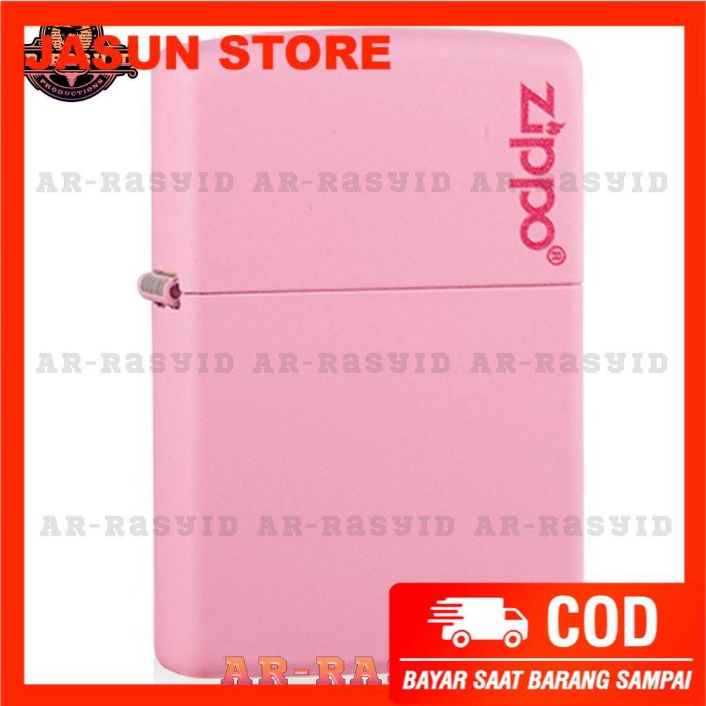 BISA COD! Korek Api Minyak Zippo Matte Pink Merah Muda 238 ZL